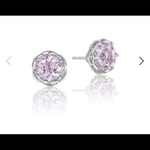 Tacori 18k925 Amethyst Blossoms stud earrings
